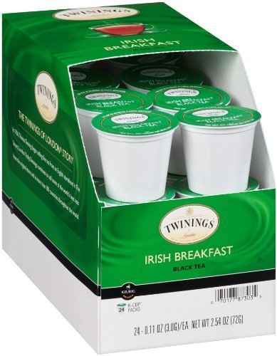 0633726528352 - TWININGS IRISH BREAKFAST TEA K-CUPS, 24 COUNT