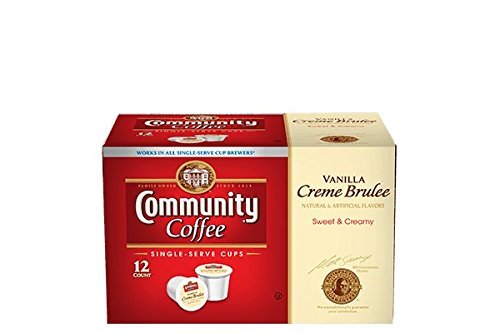 0633726529083 - COMMUNITY COFFEE VANILLA CREME BRULEE K-CUPS, 12 COUNT