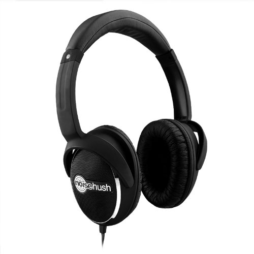 0633755120343 - NOISEHUSH NX28I-12034 3.5MM STEREO HEADPHONE WITH FUNCTION MIC FOR ALL APPLE IPHONE/IPAD, BLACK
