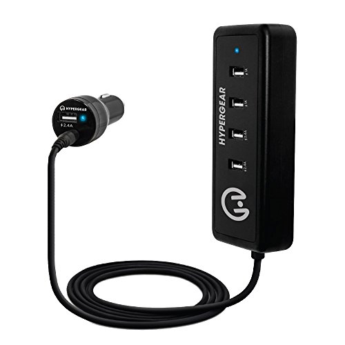0633755134951 - HYPERGEAR ROAD TRIP 9.2A 5 PORT USB POWERFUL RAPID VEHICLE CHARGER FOR IPHONE, IPAD , SAMSUNG GALAXY , & MORE