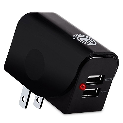 0633755135965 - HYPERGEAR TRAVEL WALL CHARGER DUAL USB PORT UNIVERSAL 3.1 AC POWER ADAPTER (BLACK)