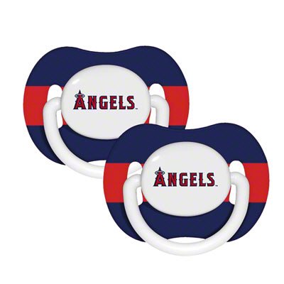 0633762241529 - LOS ANGELES ANGELS OF ANAHEIM PACIFIER - 2 PACK, CATALOG CATEGORY: NLB