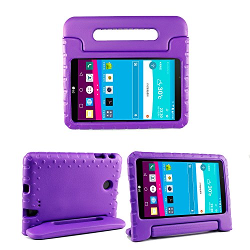 0633841648331 - BOLETE CASE FOR LG G PAD F/II 8.0 - KIDS FRIENDLY ULTRA LIGHT WEIGHT SHOCK PROOF SUPER PROTECTIVE COVER HANDLE STAND CASE FOR LG G PAD 4G LTE AT&T V495/G PAD F/II 8.0 V498 8-INCH TABLET , PURPLE
