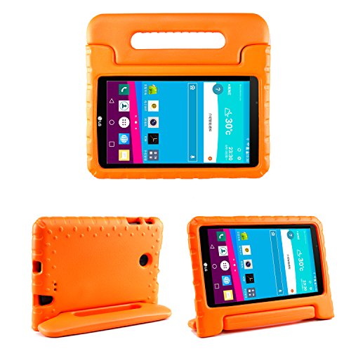 0633841648348 - BOLETE CASE FOR LG G PAD F/II 8.0 - KIDS FRIENDLY ULTRA LIGHT WEIGHT SHOCK PROOF SUPER PROTECTIVE COVER HANDLE STAND CASE FOR LG G PAD 4G LTE AT&T V495/G PAD F/II 8.0 V498 8-INCH TABLET , ORANGE