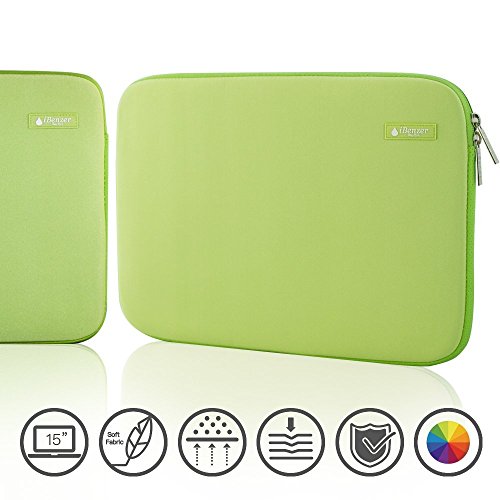 0633841660647 - IBENZER - DELUXE LAPTOP SLEEVE BAG COVER CASE FOR ALL 15-INCH LAPTOP COMPUTERS - MACBOOK PRO 15'' / MACBOOK PRO RETINA DISPLAY 15'' (GREEN BH-MP15GN)