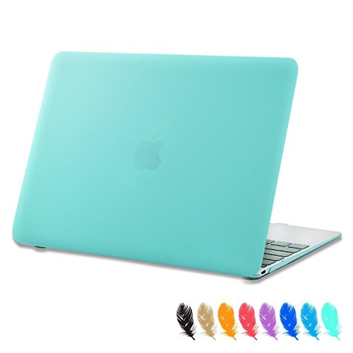 0633841661125 - IBENZER - SOFT-TOUCH PLASTIC HARD CASE COVER FOR APPLE THE NEW MACBOOK 12'' INCH RETINA DISPLAY LAPTOP COMPUTER 2015 RELEASE A1534 TURQUOISE MM12TBL
