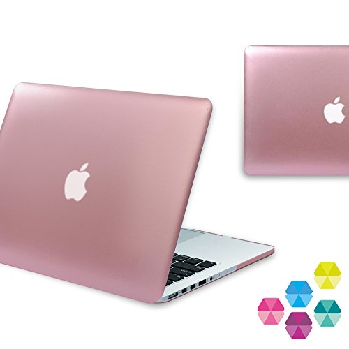 0633841663037 - NEON PARTY (TM) SERIES IBENZER SMOOTH FINISH PLASTIC HARD CASE COVER FOR MACBOOK PRO 13'' INCH WITH RETINA DISPLAY A1502 / A1425, METALLIC PINK MRN13MPK