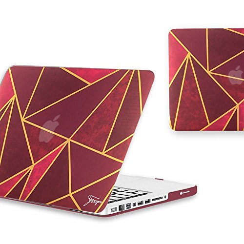 0633841664508 - LEUNIQ (TM) SERIES IBENZER GLOBAL DESIGNER LIMITED EDITION SMOOTH FINISH LEATHER HARD CASE COVER FOR MACBOOK PRO 13'' WITH CD-ROM, RUBY MPD13RUBY