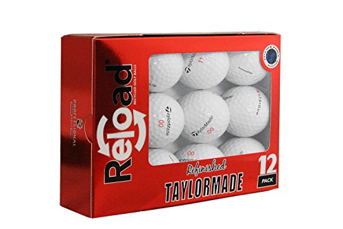0634011122217 - RELOAD RECYCLED GOLF BALLS TAYLORMADE PROJECT REFURBISHED GOLF BALLS (12 PACK)