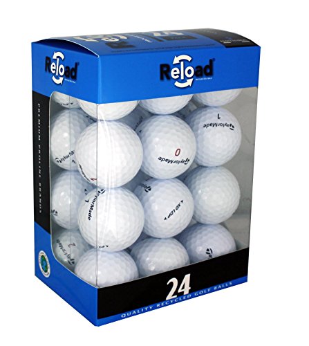 0634011240034 - RELOAD RECYCLED GOLF BALLS (24-PACK) OF TAYLORMADE GOLF BALLS