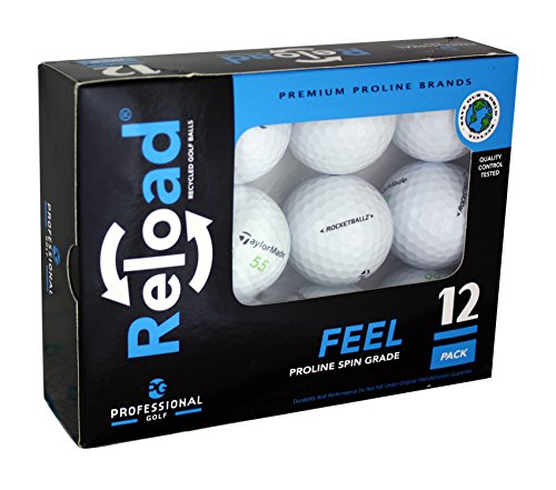 0634011691041 - RELOAD RECYCLED GOLF BALLS (12-PACK) OF TAYLORMADE GOLF BALLS