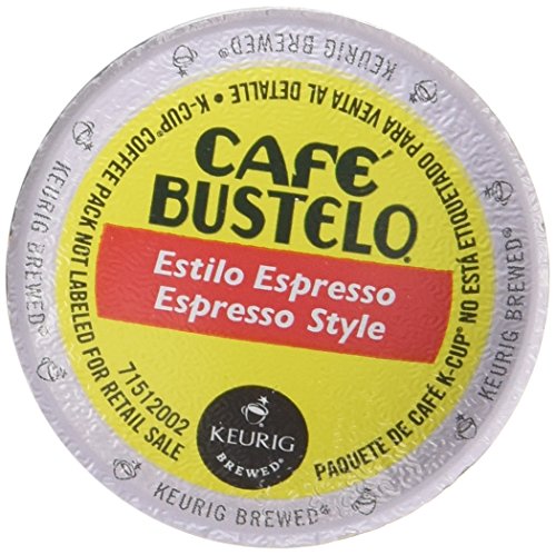 0634030104539 - KEURIG CAFE BUSTELO COFFEE ESPRESSO K-CUPS CUBAN (36 COUNT)