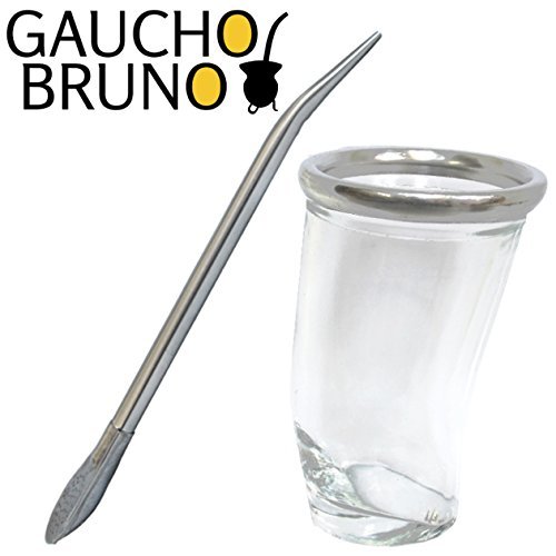 Gaucho Bruno Bombilla Liscio Acciaio Inox di Alta qualità 