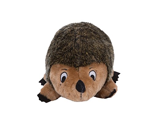 0634252084770 - OUTWARD HOUND KYJEN 32026 HEDGEHOGZ DOG TOYS PLUSH RATTLE GRUNT AND SQUEAK TOY, EXTRA LARGE, BROWN