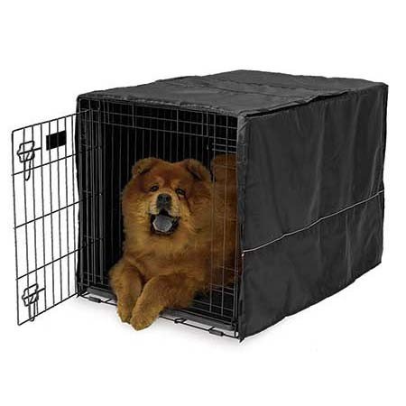 0634252107332 - MIDWEST QUIET TIME PET CRATE COVER BLACK 36 X 23.5 X 24