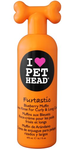 0634252113807 - PET HEADS FURTASTIC BLUEBERRY MUFFIN CREME RINSE FOR CURLY AND LONG COAT (16 OZ)