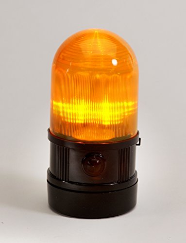 0634301645471 - COMPACT LED STROBE LIGHT, IN 4 AMBER LED WITH MAGNETIC BASE, 5.7 INCH (H) X 2.8 INCH (DIA.) USE 3 AA-CELL BATTERIES (NOT INCLUDED). RECOMMENDED FOR INDOOR USE.