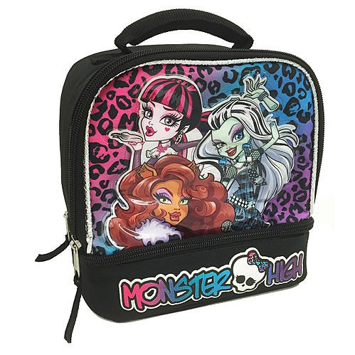 0634304775984 - MONSTER HIGH DUAL COMPARTMENT DOME LUNCH BAG
