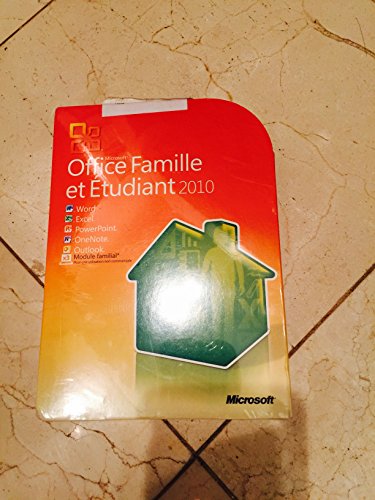 0634324643560 - MICROSOFT OFFICE FAMILLE ET ETUDIANT 2010 (FRENCH) BRAND NEW SEALED