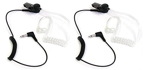 0634475553497 - LSTECH 2 PACKS OF HIGH QUALITY RHF 617-1N 3.5MM SURVEILLANCE PLUG RECEIVER/LISTEN ONLY AUDIO EARPIECE FOR 2-WAY RADIO TRANSCEIVERS AND RADIO SPEAKER MICS