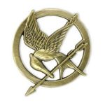 0634482316108 - THE HUNGER GAMES MOVIE MOCKINGJAY PIN AUTHENTIC PROP REPLICA JEWELRY
