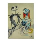 0634482329146 - NIGHTMARE BEFORE CHRISTMAS JACK & SALLY STRETCHED CANVAS ART