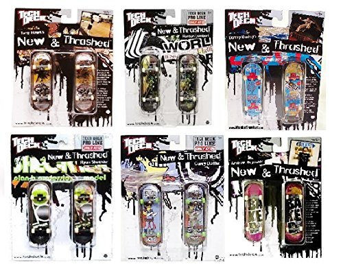 0634573810874 - TECH DECK 96MM NEW & THRASHED 2-PACK SKATEBOARD BONUS SET (STYLES AND COLORS VARY)