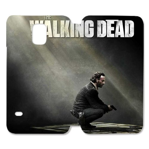 6347003690581 - WALKING DEAD DARYL AND RICK COOL DESIGN SAMSUNG GALAXY S5 HARD CASE TPU FLIP CASE AND HIGH GRADE PU LEATHER COVER