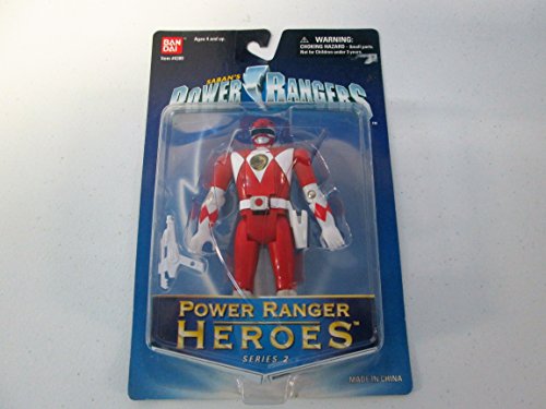 0634746660336 - 1999 BANDAI SABAN'S POWER RANGERS POWER RANGERS HEROES SERIES 2 RED RANGER
