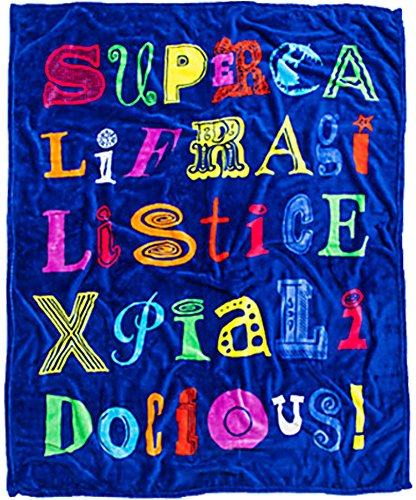 0634894402390 - DISNEY MARY POPPINS: THE BROADWAY MUSICAL SUPERCALIFRAGILISTICEXPIALIDOLICIOUS!FLEECE BLANKET