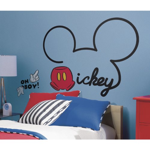 0634894714684 - ROOMMATES RMK2560GM MICKEY AND FRIENDS ALL ABOUT MICKEY PEEL AND STICK GIANT WALL DECALS