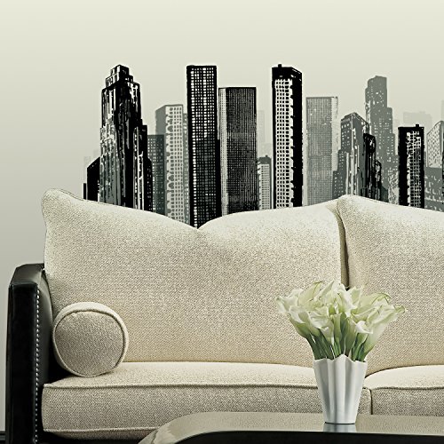 0634894715049 - ROOMMATES RMK1602GM CITYSCAPE PEEL AND STICK GIANT WALL DECAL