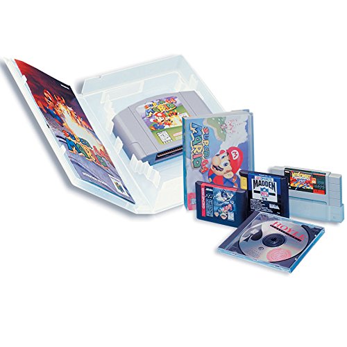 0634972185658 - GENERIC UNIVERSAL VIDEO GAME CASE WITH FULL SLEEVE INSERT (3-PACK) - SUPER NES