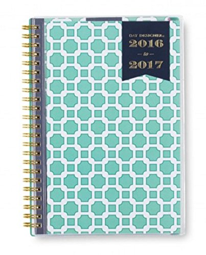 0635040511638 - DAY DESIGNER GREEN GEO ACADEMIC YEAR 2016 - 2017 WEEKLY/MONTHLY 5 X 8 PLANNER, CREATE YOUR OWN COVER