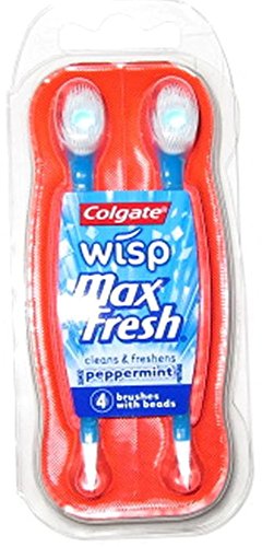 0635040907820 - COLGATE WISP MAX FRESH PEPPERMINT 12, 4-COUNT PACKS (48 BRUSHES TOTAL)