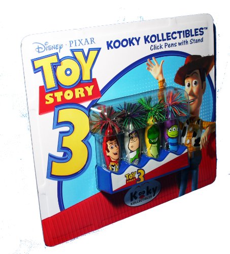 0635176027744 - DISNEY PIXAR TOY STORY 3 KOOKY KOLLECTIBLES CLICK PENS WITH STAND