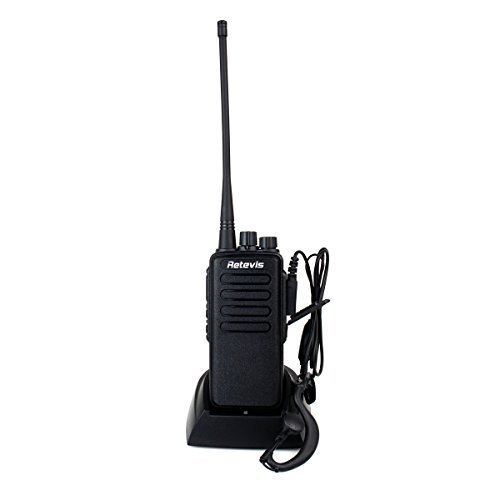 0635266460154 - RETEVIS RT1 2 WAY RADIO 10W VHF 136-174 MHZ 16CH SCAN VOX SCRAMBLER 1750HZ TONE WALKIE TALKIES HANDHELD TRANSCEIVER HAM AMATEUR RADIO WITH EARPIECE (BLACK)
