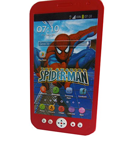 0635323894076 - SPIDERMAN CELL PHONE SPIDERMAN TOYS MUSICAL CELL PHONE IPHONE, TOYP:1