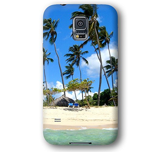 0635346519062 - DOMINICAN REPUBLIC CARIBBEAN TROPICAL PARADISE BEACH CHAIRS SAMSUNG GALAXY S5 SLIM PHONE CASE