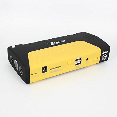 0635346720178 - ZEUSRAY Z7 13800MAH PORTABLE POWER BANK & 600A PEAK JUMP STARTER , 2 X USB FOR CELL PHONE & DIGITAL DEVICE