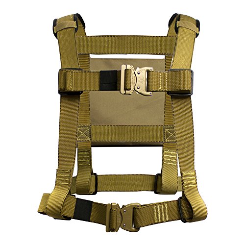 0635409062023 - FUSION CLIMB HEMERA TACTICAL CHEST CARRIER SYSTEM HARNESS 23KN M-L COYOTE BROWN
