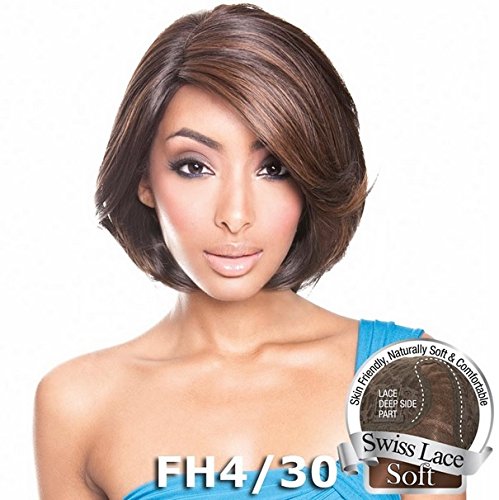0635409537637 - ISIS BROWN SUGAR HUMAN HAIR BLEND SOFT SWISS LACE FRONT WIG - BS210 (XR4/27/30)