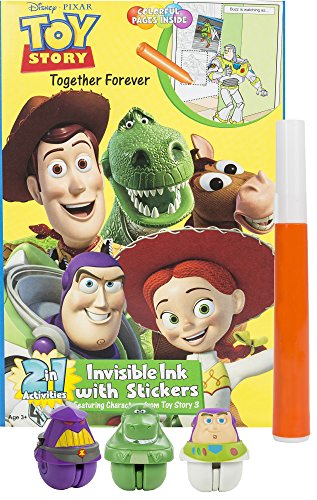 0635409941670 - DISNEY PIXAR TOY STORY ZING'EMS SET OF 3 BUZZ, ZURG, & REX WITH TOGETHER FOREVER ACTIVITY BOOK