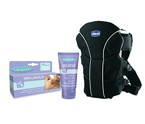 0635409946514 - MAVEN GIFTS: CHICCO ULTRASOFT INFANT CARRIER, BLACK, AND LANSINOH LANOLIN FOR BREASTFEEDING MOTHERS, 40 GRAMS