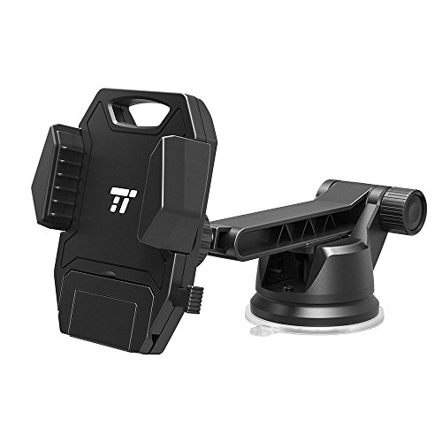 0635414196492 - TAOTRONICS CAR PHONE MOUNT WITH CONVENIENT ONE-HANDED OPERATION (HUGE REACH, 180 DEGREE ROTATABLE ARM, SUPER STICKY AND WASHABLE SUCTION CUP FOR MORE VERSATILITY)