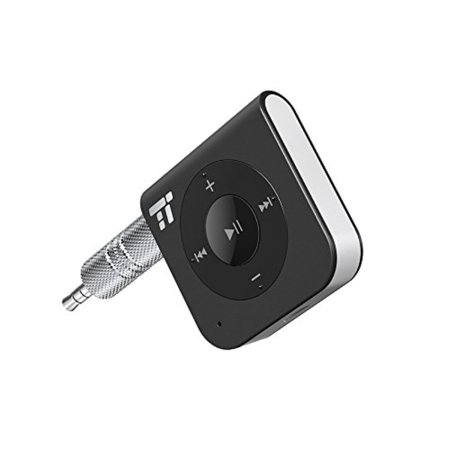 0635414214356 - 15 HOUR BLUETOOTH RECEIVER / BLUETOOTH CAR KIT, TAOTRONICS PORTABLE WIRELESS AUDIO ADAPTER 3.5 MM STEREO OUTPUT (HANDS-FREE CALLING, BLUETOOTH 4.1, A2DP, CVC NOISE CANCELLING)