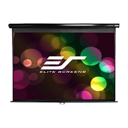 6355052384931 - ELITE SCREENS MANUAL, 85-INCH 1:1, PULL DOWN PROJECTION MANUAL PROJECTOR SCREEN WITH AUTO LOCK, M85UWS1