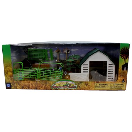 0635635050467 - COUNTRY LIFE LARGE FARM PLAYSET - COWS NEWRAY