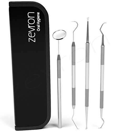 0635635396879 - DENTAL HYGIENE KIT FOR HOME USE - CALCULUS & PLAQUE REMOVER SET - TARTAR SCRAPER, SCALER INSTRUMENT, TOOTH PICK, MOUTH MIRROR - EFFECTIVE TEETH CLEANING TOOLS TO MAINTAIN HIGH ORAL CARE