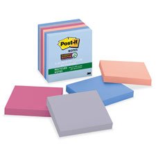 0635665072736 - SUPER STICKY PADS,90 SHEETS/PK,3X3,6/PK,BALI, SOLD AS 1 PACKAGE, 4 EACH PER PACKAGE
